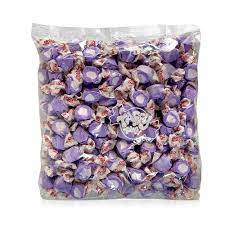 Taffy Town Saltwater Taffy, Huckleberry Flavor, 2.5 lb Bulk Bags (Pack of 8)