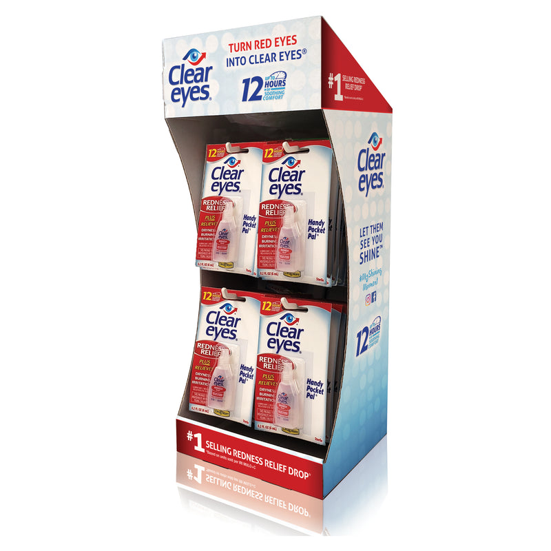 Clear Eyes Eye Drops, Redness Relief, 0.2 fl oz (Pack of 1)