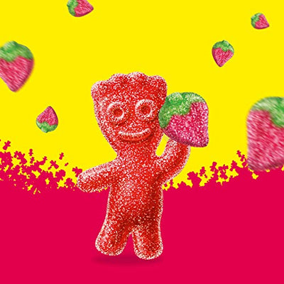SOUR PATCH KIDS Strawberry Soft and Chewy Candy, 8 oz Bags (Pack of 12)