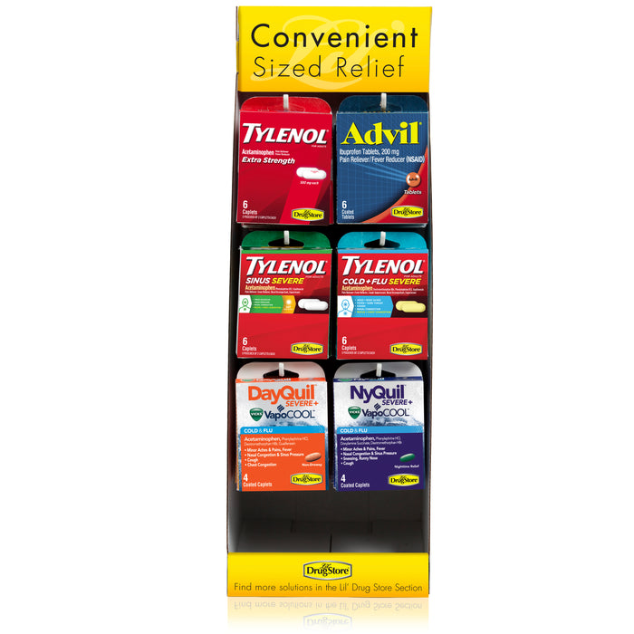 Lil' Drugstore On-The-Go Cold Relief Portable Dispenser 72-Count Wholesale