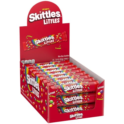 Skittles Original Share Size Mega Tube, 1.9 Oz Each, 24-Pack (Total 45.6 Oz)