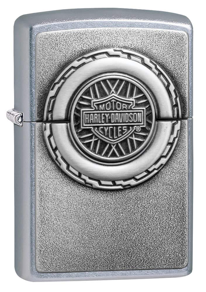 Zippo Harley-Davidson Engine Surprise Emblem Street Chrome Pocket Lighter