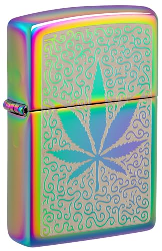 Zippo Cannabis Design Multi-Color Pocket Lighter