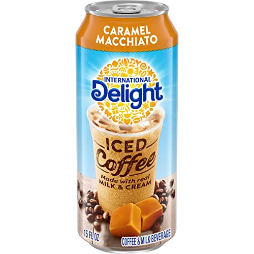 International Delight Iced Coffee, Caramel Macchiato, 15 Fl Oz, Pack of 12