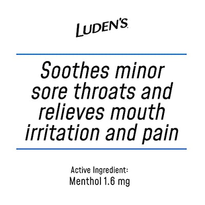 Luden's Honey Licorice Cough Throat Drops | Menthol Lozenge/Oral Anesthetic | 30-Count per Pack | 12-Pack