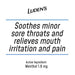 Ludens Honey Licorice Cough & Throat Drops, Menthol Lozenge/Oral Anesthetic, 30-Count per Pack, 12-Pack Wholesale