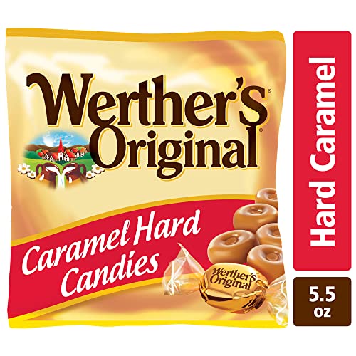 Werthers Original 5.5 oz Caramel Hard Big Candies, 12 Count