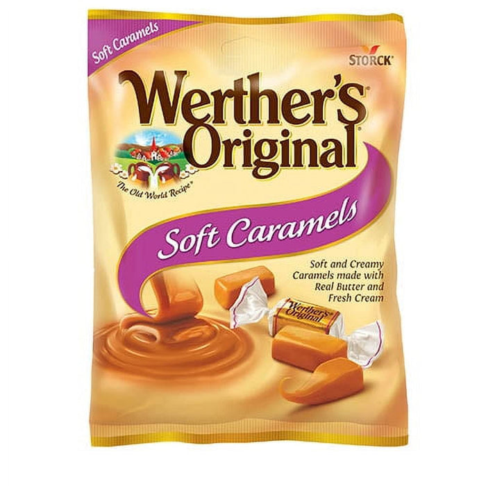 Werther's Original Soft Cr√®me Caramel Candies 12-Count Wholesale