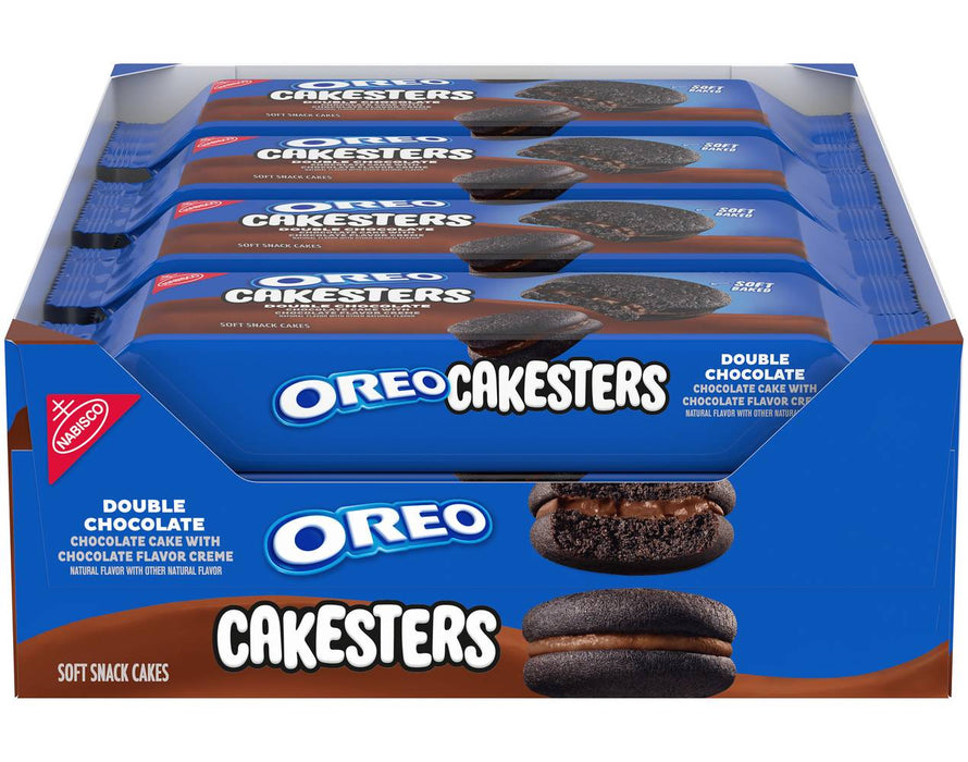 Oreo Cakesters Double Chocolate Cookies, 3.03 Ounce - 48 per case