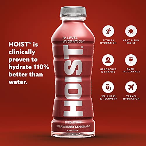 Hoist Strawb Lemonade 16 oz 12 Per Case