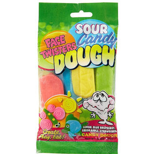 Sour Dough Face Twisters Candy (12-Pack)