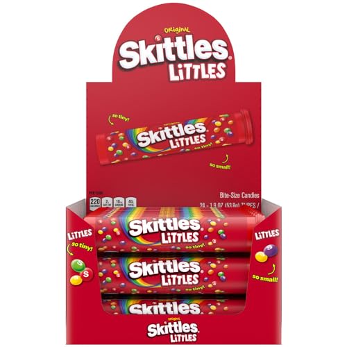 Skittles Original Share Size Mega Tube, 1.9 Oz Each, 24-Pack (Total 45.6 Oz)