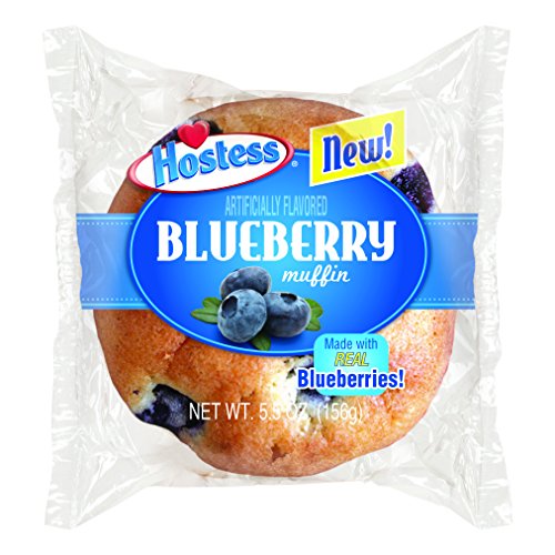 Hostess Jumbo Muffin, Blueberry, 1 Count (Pack of 36)