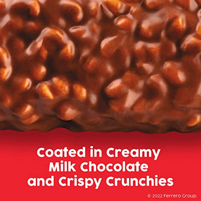 100 Grand Crispy Milk Chocolate with Caramel, Share Size Individually Wrapped Candy Bars, Great Valentine's Day Gifts for Kids, 2.2 oz each, Bulk 24 Count Box
