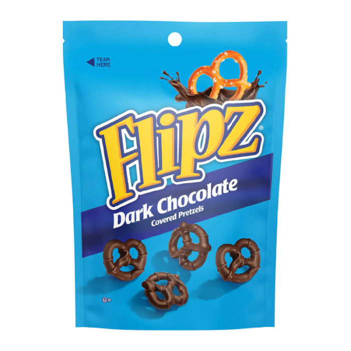 Flipz Dark Chocolate Covered Pretzels 4 oz