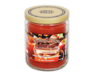 Smoke Odor Exterminator Jar Candle Spiced Cider 12-Count Wholesale Pack