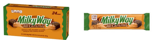Milky Way All Caramel Chocolate Bars 1.55oz 24-Count Wholesale Case