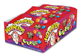 Warheads Sour Chewy Cubes, Assorted Fruit Flavors, 2 oz (Pack of 15)