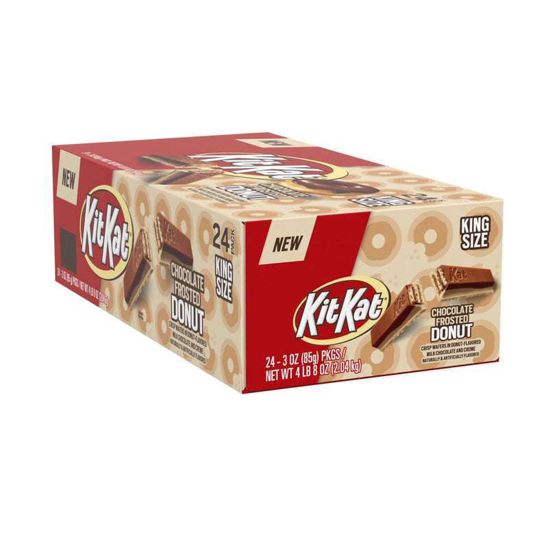 KIT KAT Chocolate Frosted Donut King Size Bar 24 Count