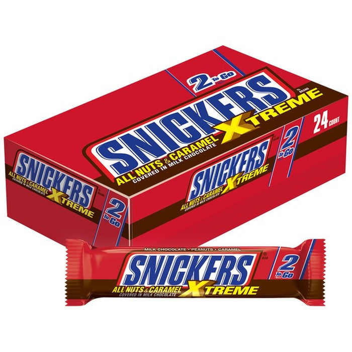 Case Snickers Snickers Xtreme King Size 3.1 oz (Pack of 24) — Wholesale Snickers ...