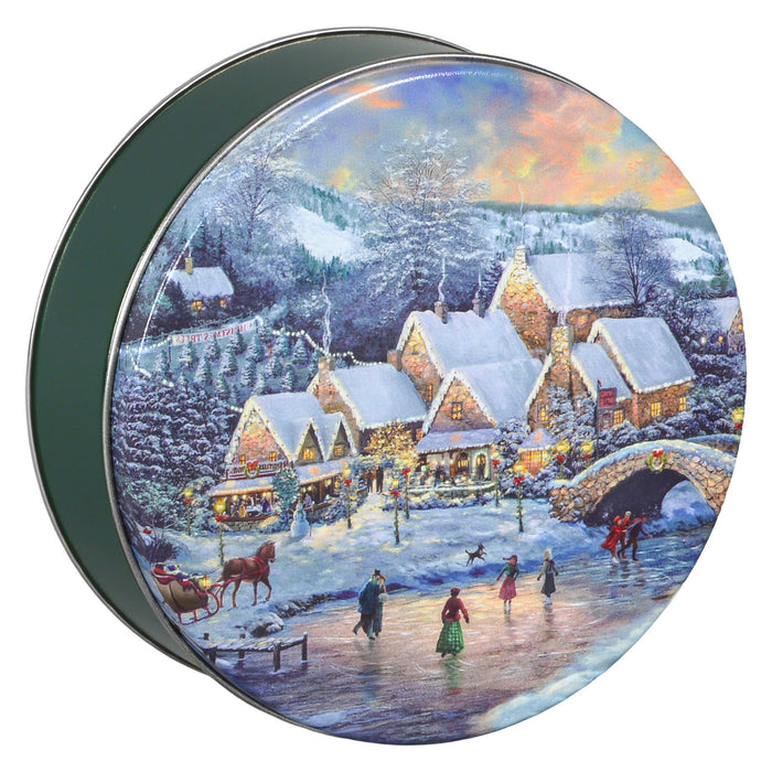 Gurley's Gourmet Roasted Nuts Holiday Gift Specialty Bulk Tins - Lamplight Village by Thomas Kinkade