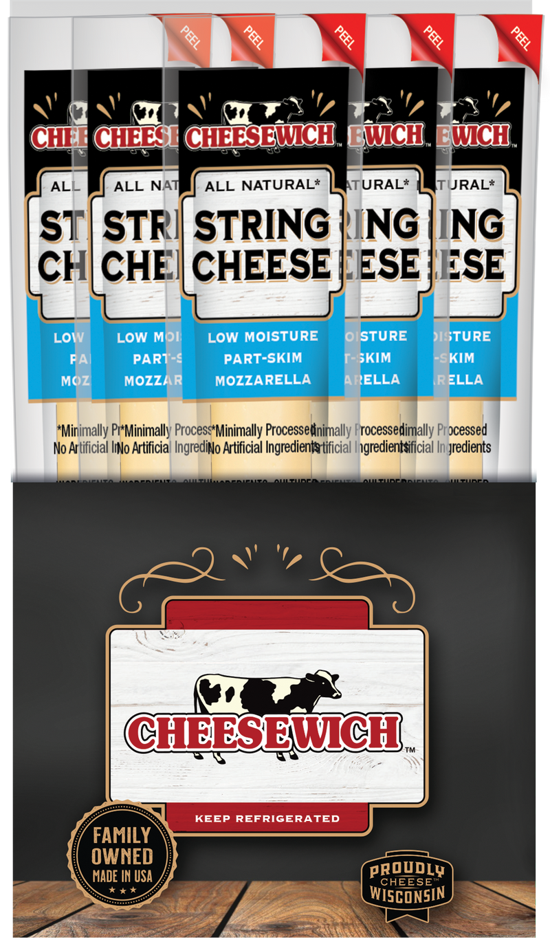 Cheesewich Mozzarella String Boxes 1 oz 24ct