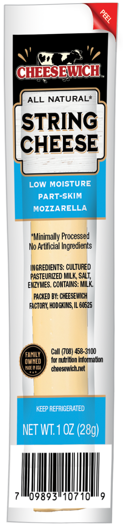 Cheesewich Mozzarella String Boxes 1 oz 24ct