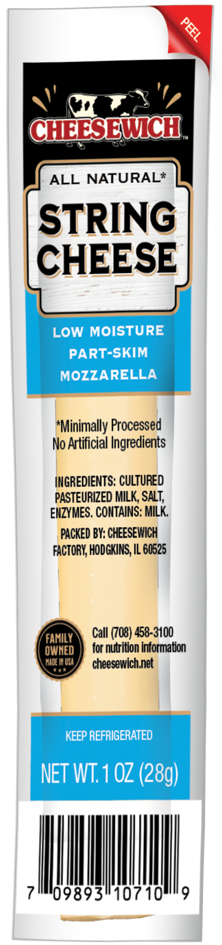 Cheesewich Mozzarella String Boxes 1 oz 24ct