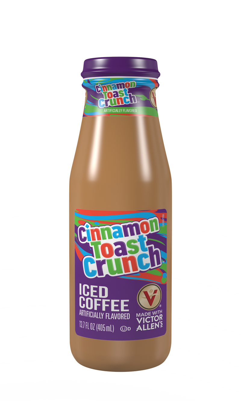 Cinnamon Toast Crunch Flavored, Iced Latte, Ready to Drink, 13.7oz Bottles (Pack of 12)