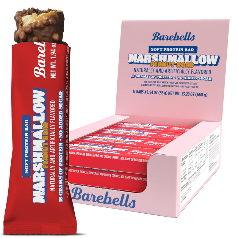 Barebells Soft Marshmallow Peanut Road Boxes 12ct