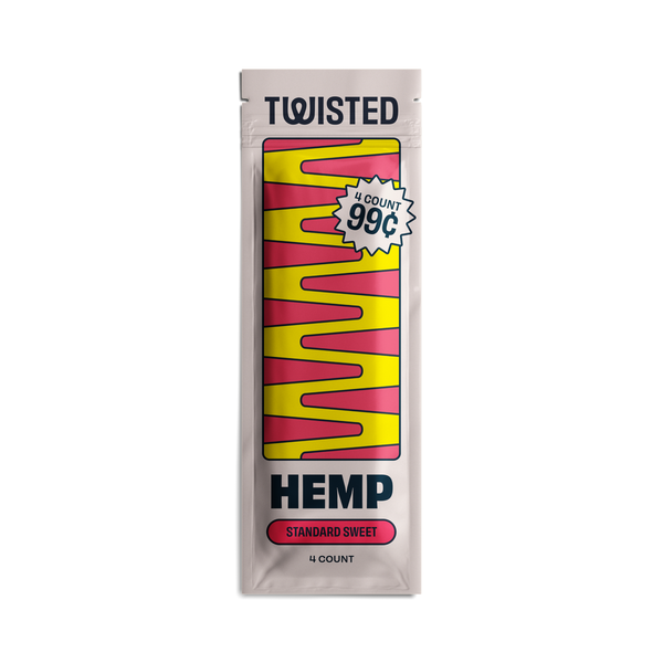 Twisted Hemp Hemp Sweet 4/ 99 4 Wraps per Pouch Pack of 15