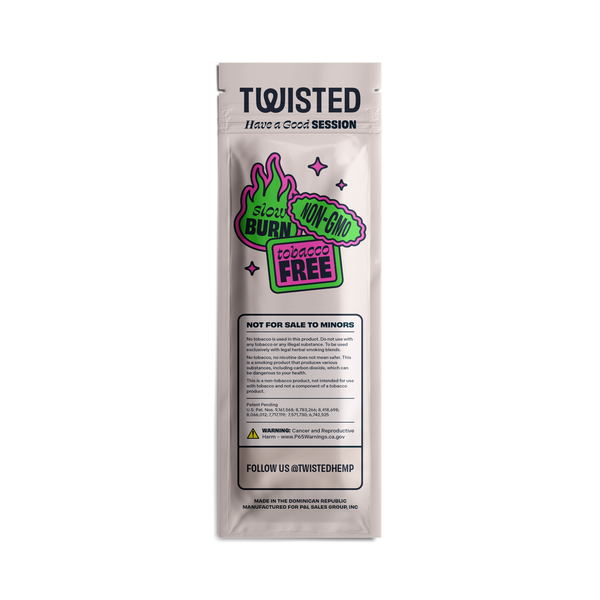Twisted Hemp Wraps Plain Jane 4/ 99 4 Wraps per Pouch Pack of 15