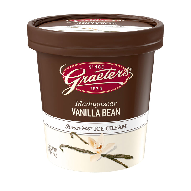 Graeters, Madagascar Vanilla Bean Ice Cream, 16 Fl Oz