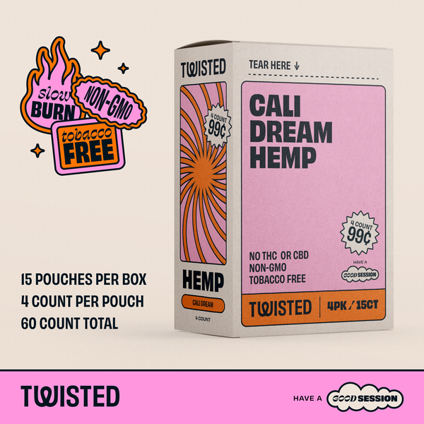 Twisted Hemp Cali Dream 4/ 99 oz 15 Per 4 Pack