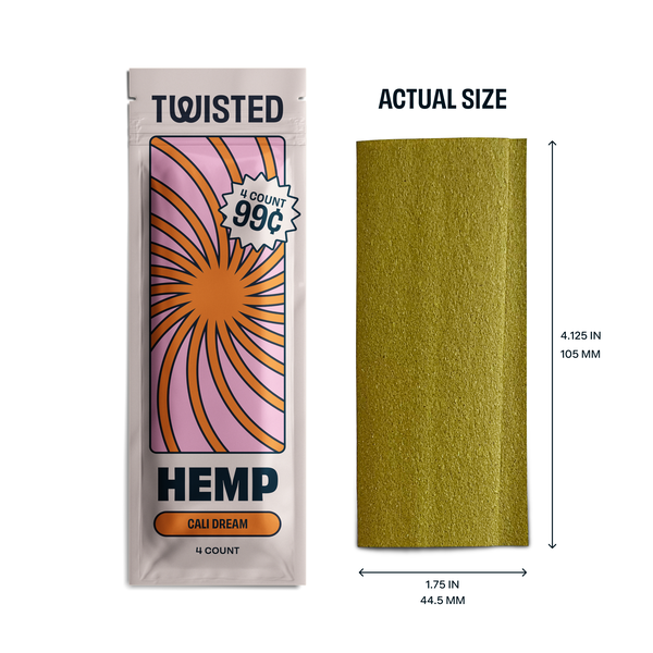 Twisted Hemp Cali Dream 4/ 99 oz 15 Per 4 Pack