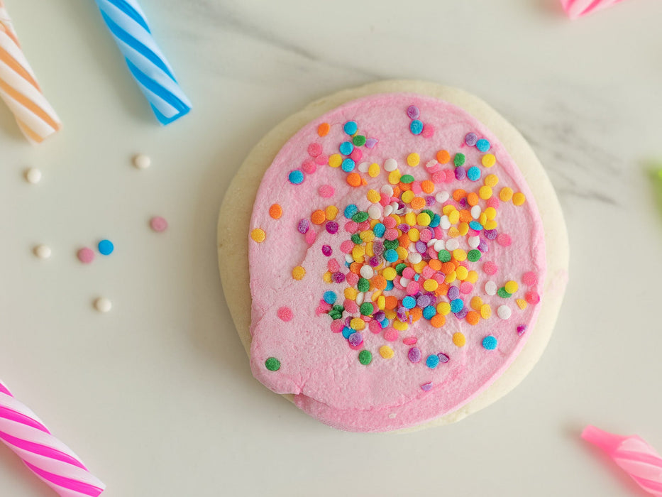 Soft Frosted Cookie Pink Celebration
