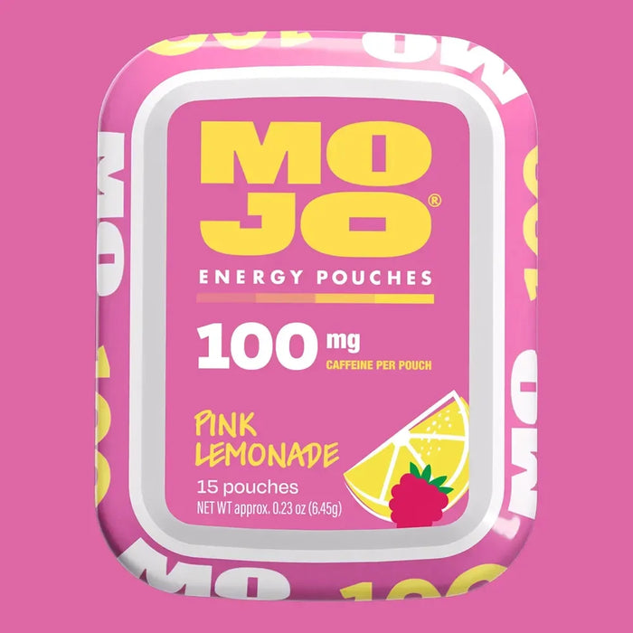Mojo Pink Lemonade Energy Pouches 100mg – 5-pack