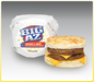 Big AZ 2X Sausage and Cheese Biscuit Sandwich 8 Count Wholesale