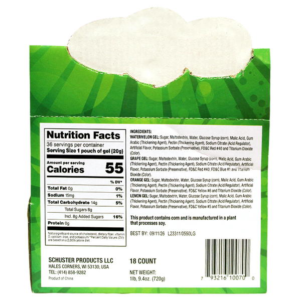 Face Twisters Sour Slime Series 2 Candy (Double Pack, Pack of 18)