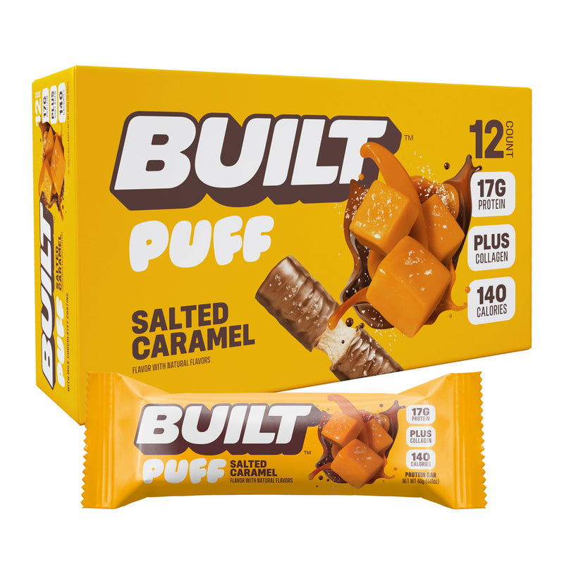 Built Puff Salted Caramel Protein Bar 1.41oz 12ct