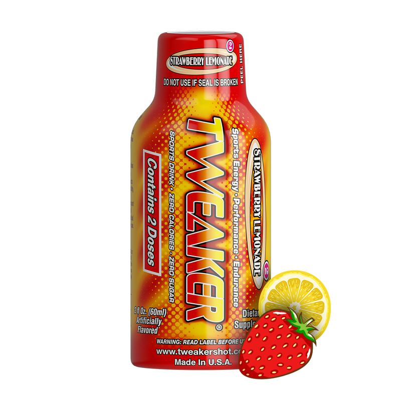 Tweaker Strawberry Lemonade Energy Shot 2oz Singles (Pack of 12)