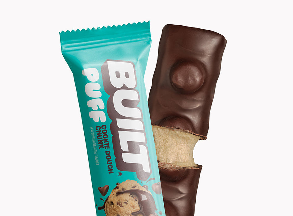Built Puff Cookie Dough Chunk Protein Bar 12ct