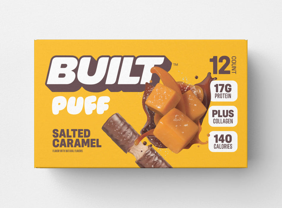 Built Puff Salted Caramel Protein Bar 1.41oz 12ct