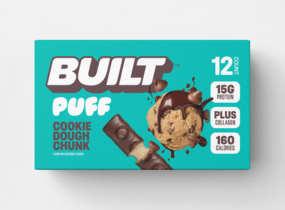 Built Puff Cookie Dough Chunk Protein Bar 12ct