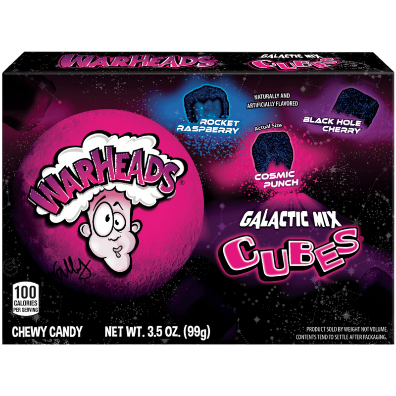 Warheads Galactic Cubes 3.5 oz Theater Box