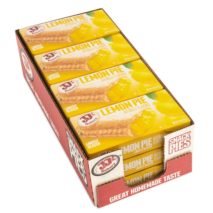 JJ's Bakery Lightly Glazed Snack Pies 4oz (Lemon)