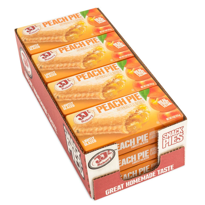 JJ's Bakery Lightly Glazed Snack Pies 4oz (Peach)