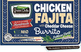 Green Chile Food Company Chicken Fajita w/ Cheddar Burrito 7 Ounce Pack of 12 Wholesale