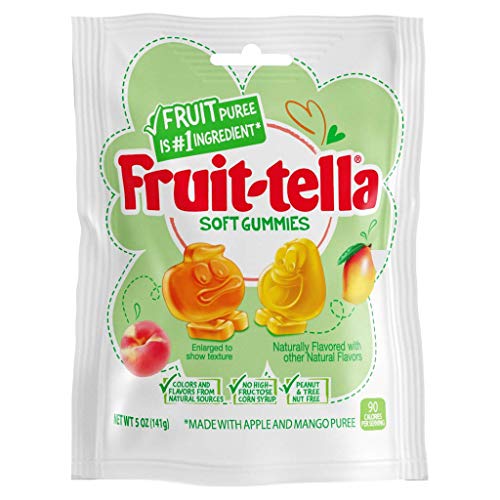 Fruittella Peach & Mango Gummies, 5 Oz