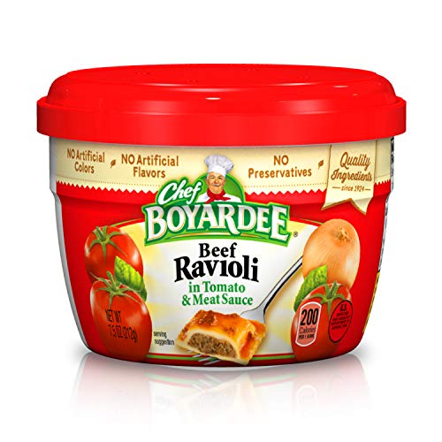 Chef Boyardee Beef in Tomato & Meat Sauce Ravioli, 7.5 oz Bowl